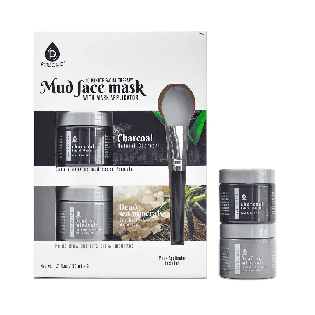 Pursonic 15-Minute Facial Therapy Mask with Applicator Anti-Aging Moisturizing Pore Refining