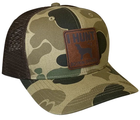 "I Hunt My Boykin Spaniel" Camo Trucker