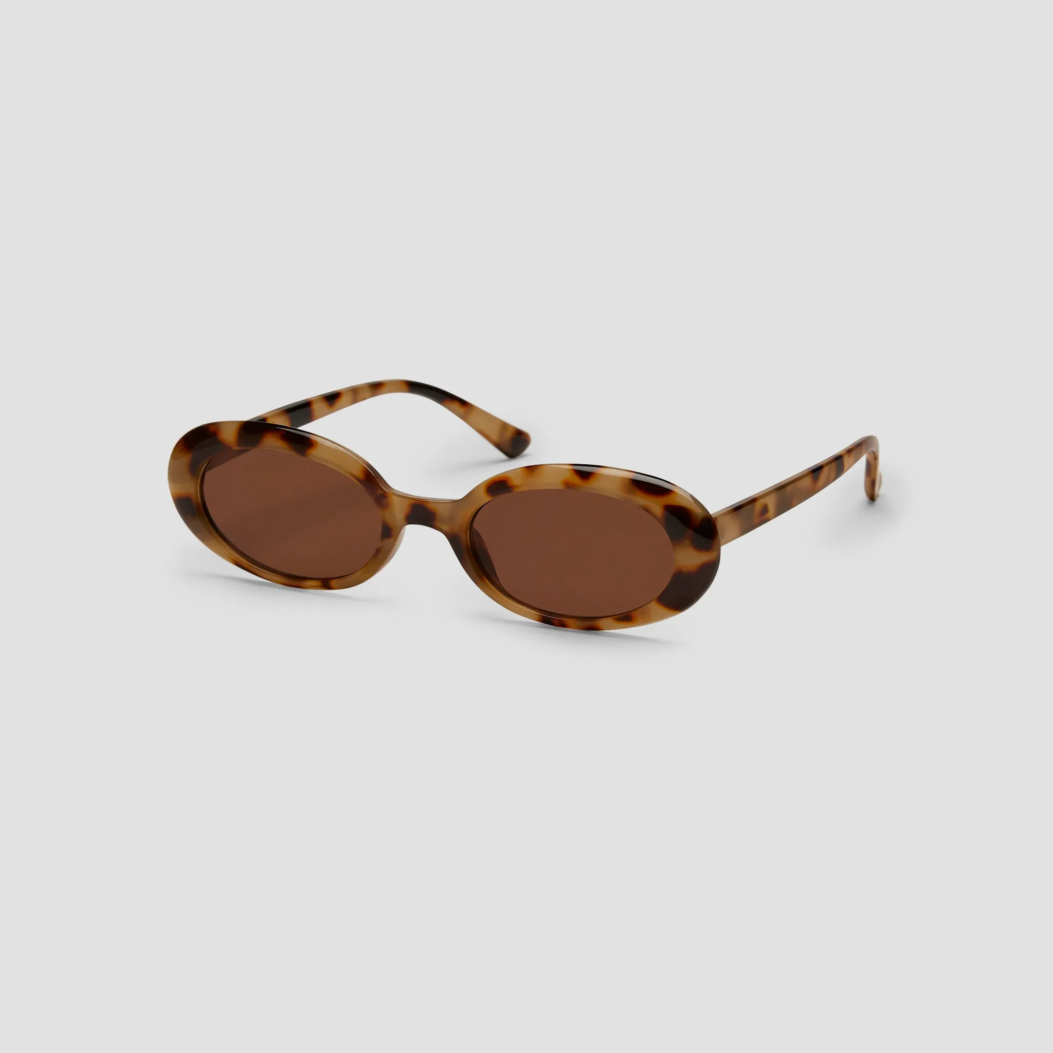 Retro Brown-Leopard Round Sunglasses