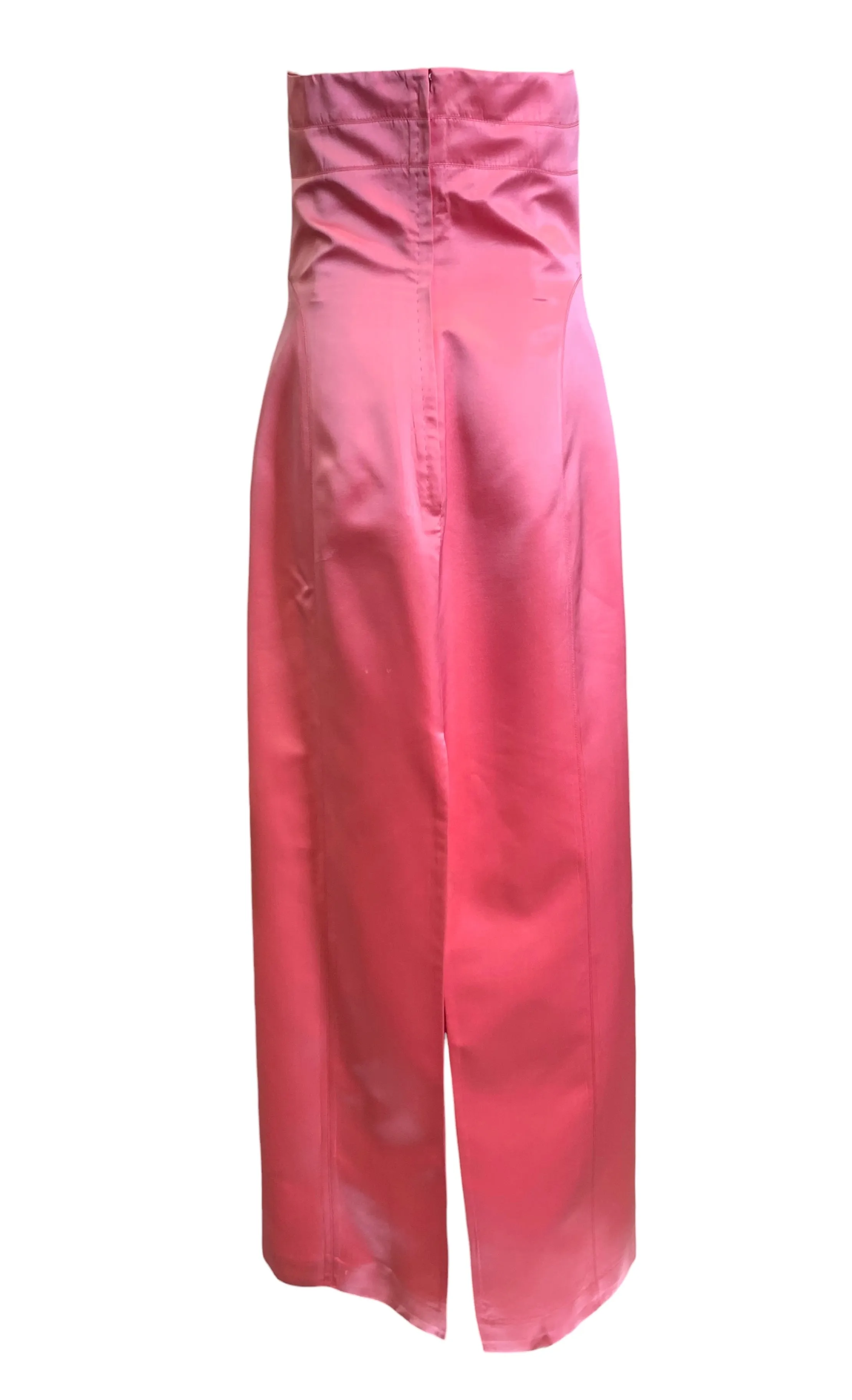 Richard Tyler '90s Barbie Pink Strapless Evening Gown