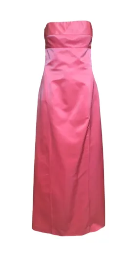 Richard Tyler '90s Barbie Pink Strapless Evening Gown