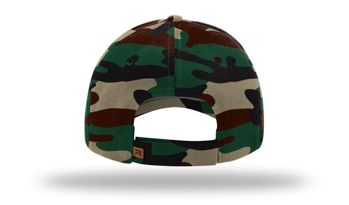 Richardson Casual Twill Camo Strapback