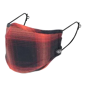 SALMON PLAID MHRS MASK