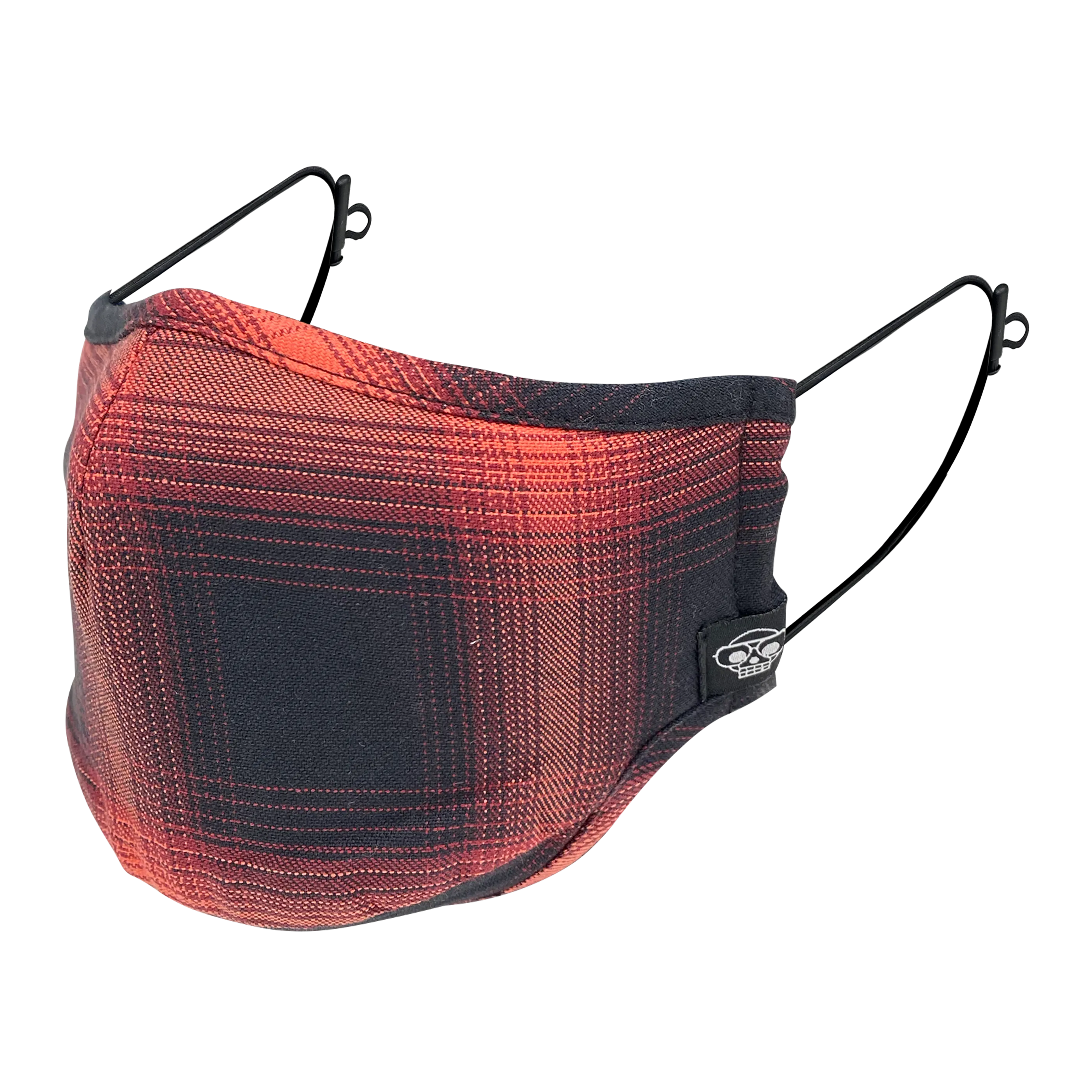 SALMON PLAID MHRS MASK