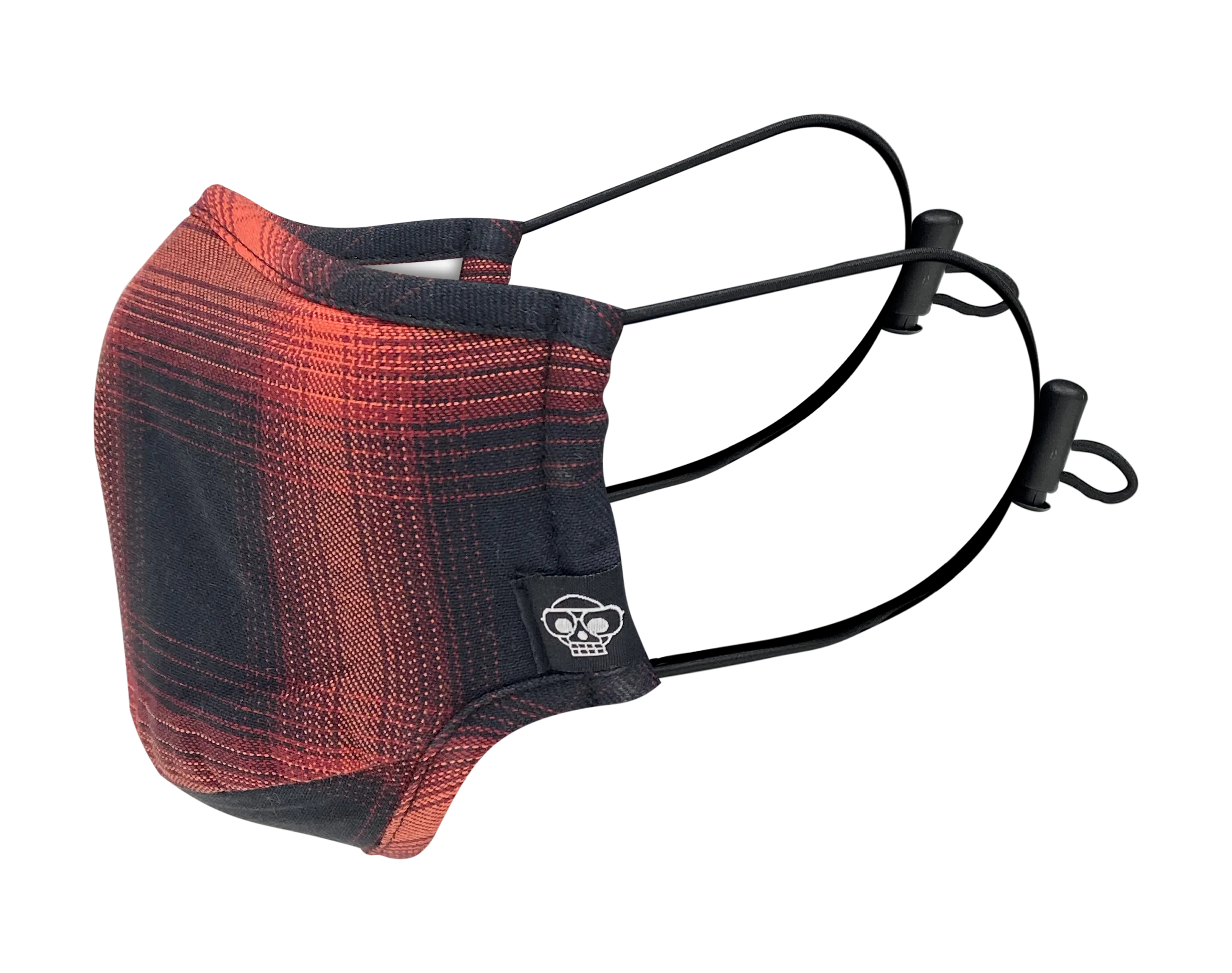 SALMON PLAID MHRS MASK