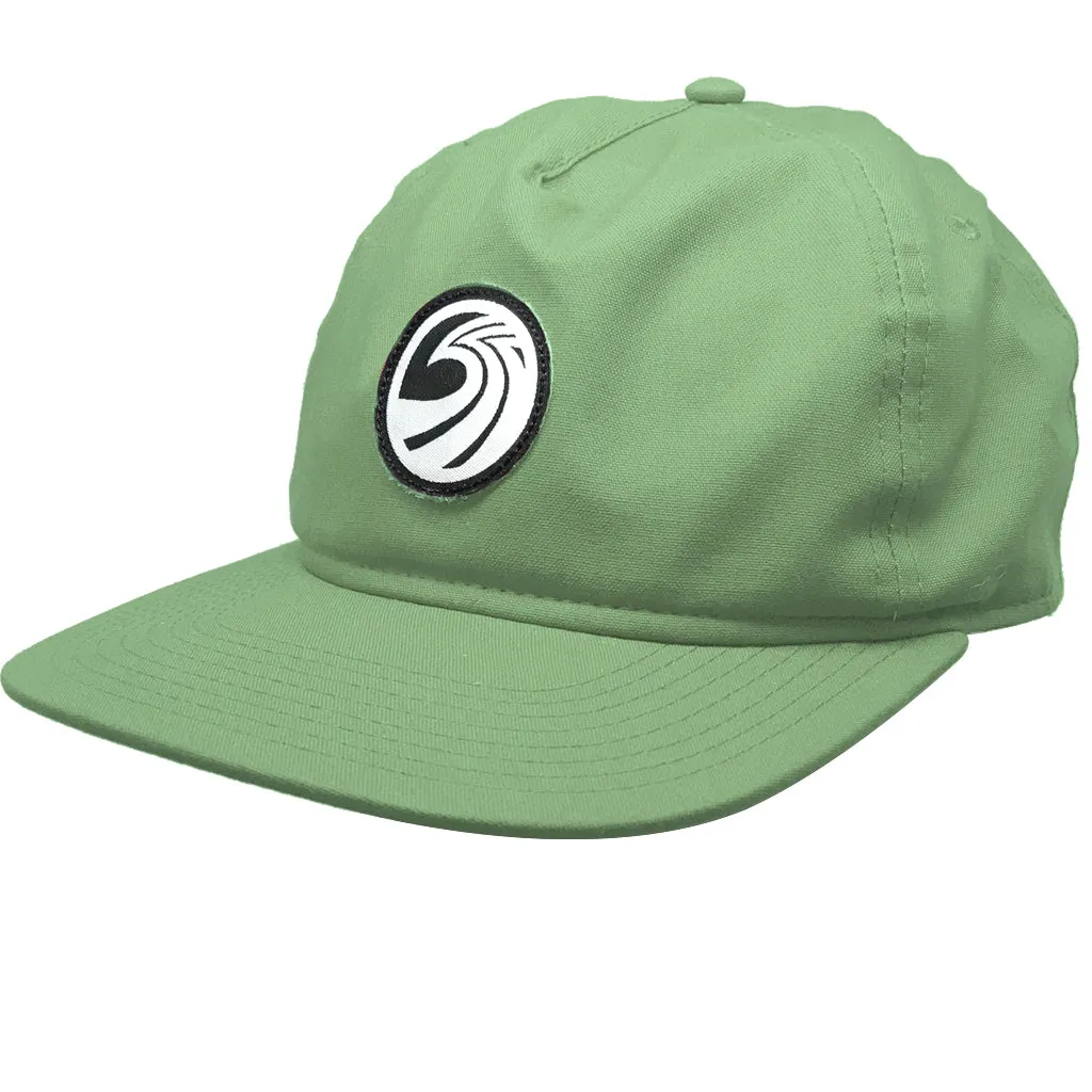 Seaside Surf Shop OG Wave Logo Badge Cap - Avocado