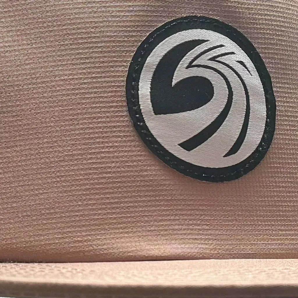 Seaside Surf Shop OG Wave Logo Badge Cap - Khaki