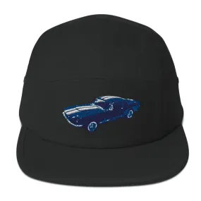 Shelby Mustang 5 Panel Camper Hat for the Classic Car Road Rally Enthusiast