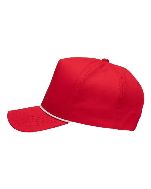 Sportsman Five-Panel Rope Heritage Fit Cap