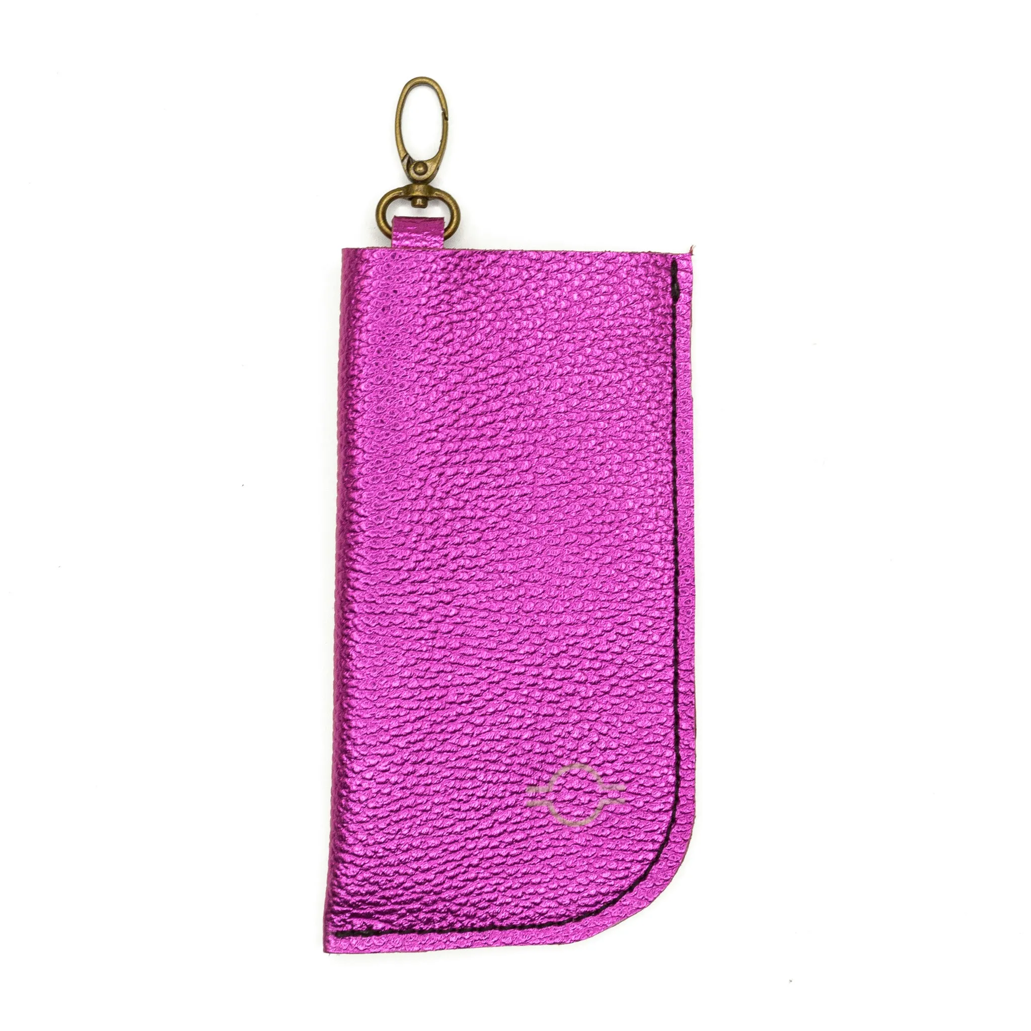 Sunglasses Sleeve: Pink Metallic