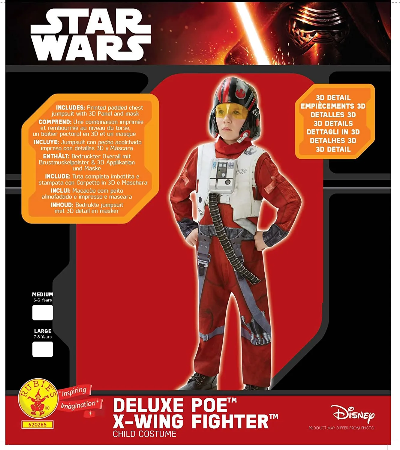 Sw Vii Xwing Fighter Pilot Deluxe Costume