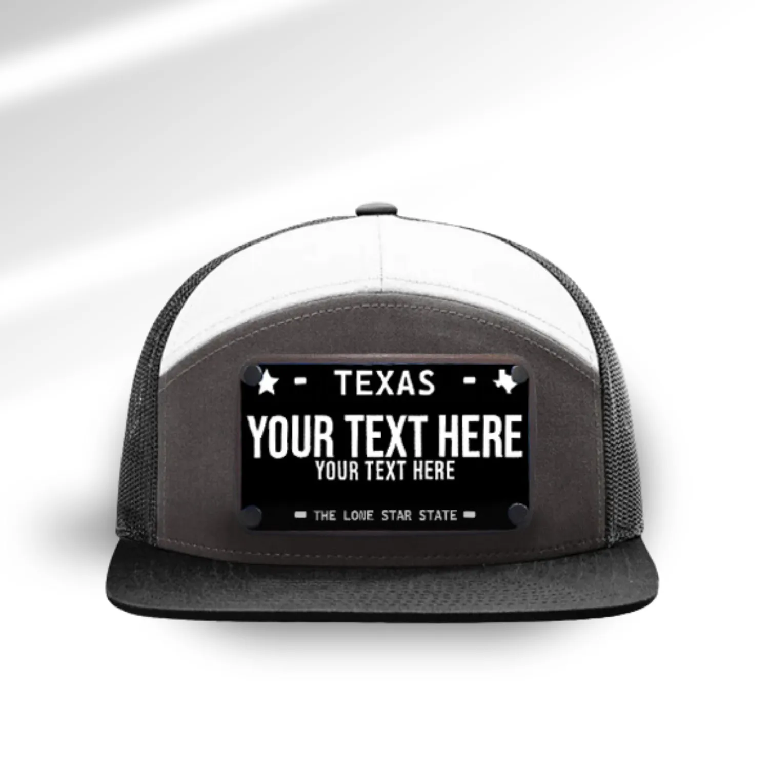 Texas Black License Plate Hats