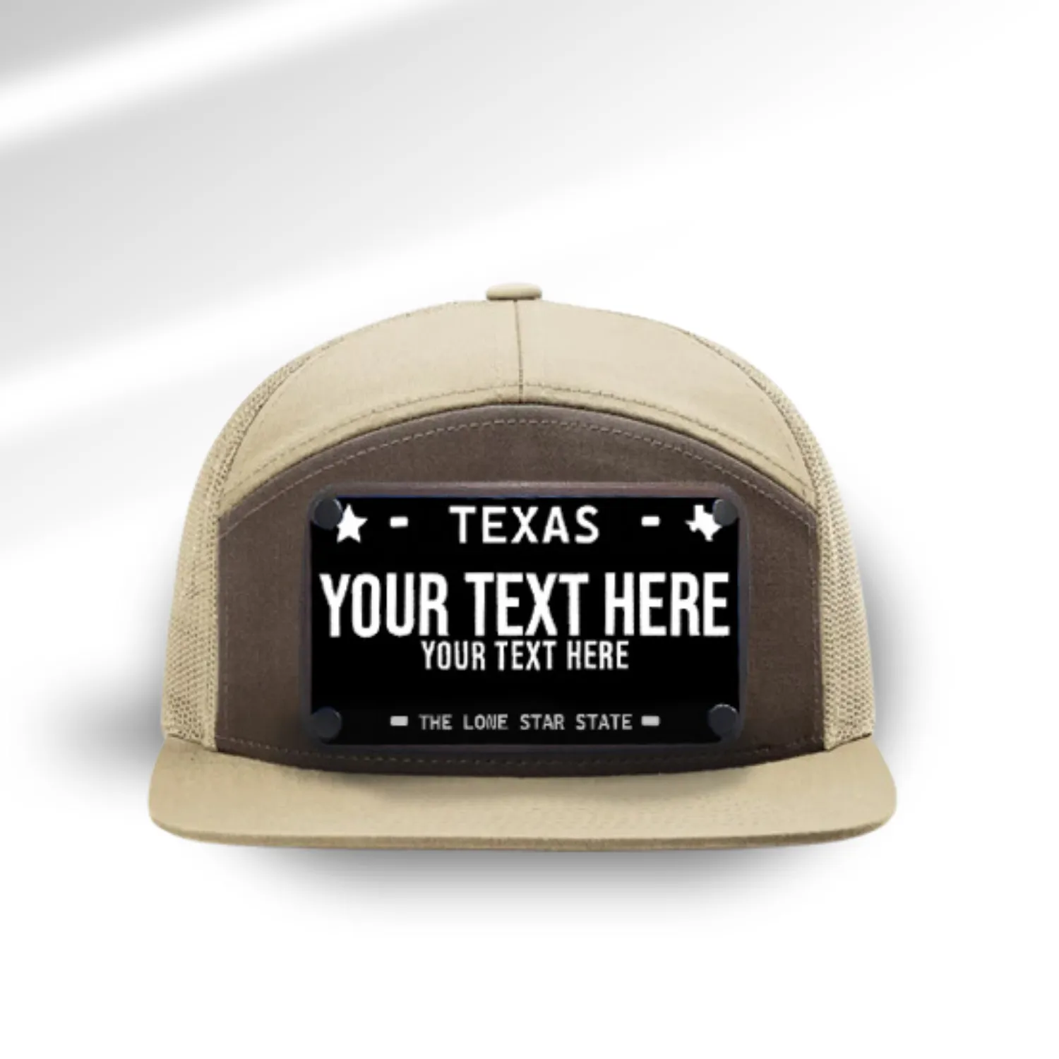 Texas Black License Plate Hats