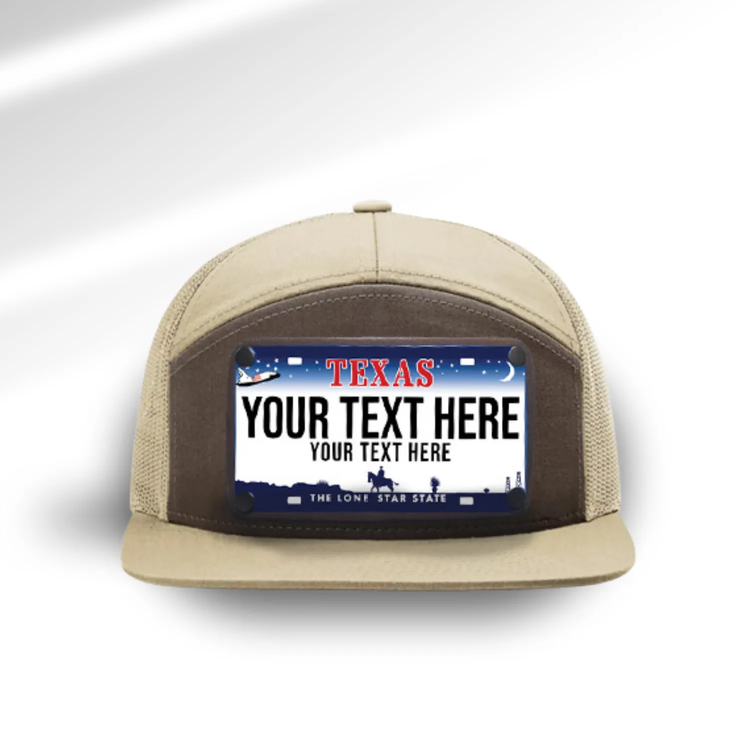 Texas Blue License Plate Hats