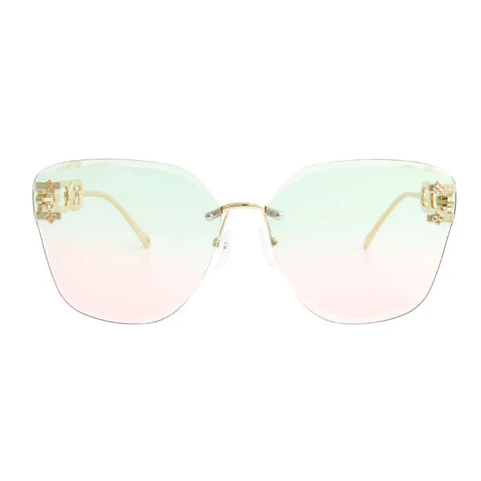 Tint Clover Chain Arm Sunglasses