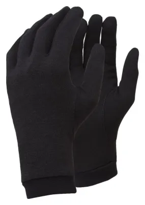 Trekmates Silk Liner Gloves, Black