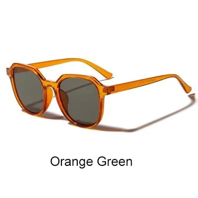 Women's Vintage Plastic Designer Goggles Retro Sunglasses with UV400 Lens