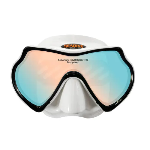 XS Scuba Eagleye RayBlocker Snorkeling Mask, White SMA975WH